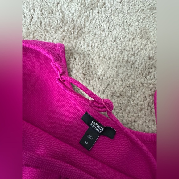 Express / Women’s Fuchsia Maxi Dress / Bodycon Slip Dress / Size XS - Picture 5 of 7